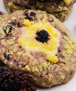 Mulberry Cream Cheese Cookie - Bánh Quy kem Phô Mai Dâu Tằm